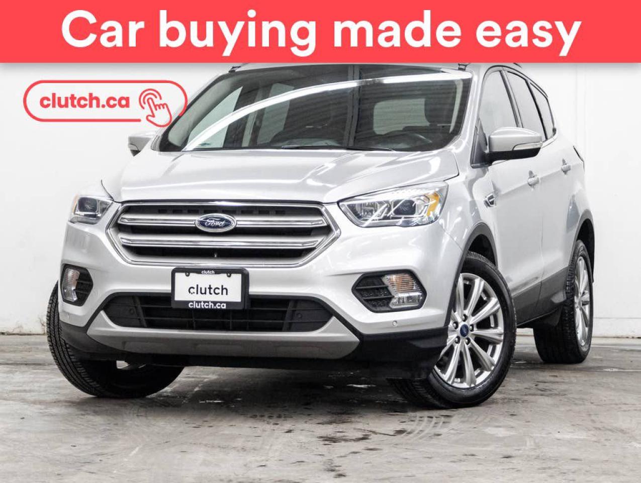 Used 2018 Ford Escape Titanium 4WD w/ SYNC 3, Apple CarPlay & Android Auto, Heated Steering Wheel for sale in Toronto, ON