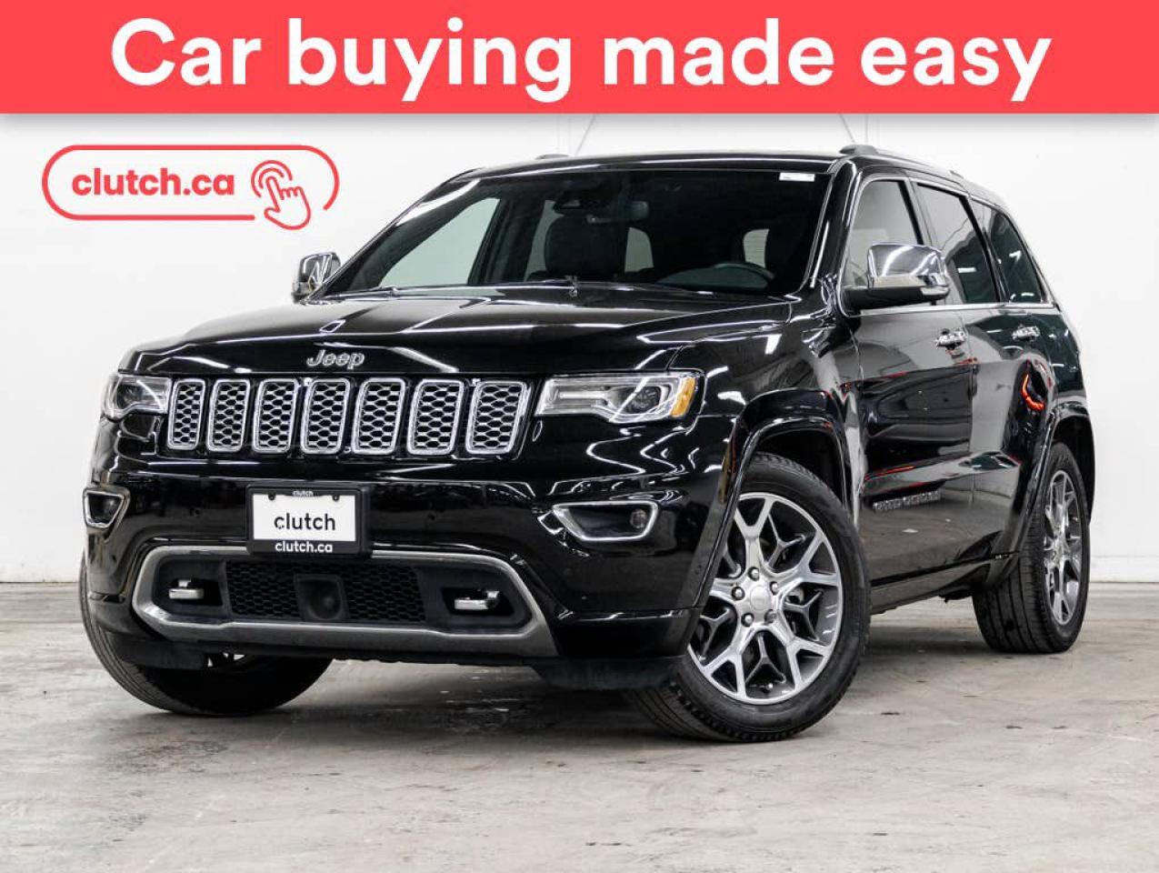 Used 2021 Jeep Grand Cherokee Overland 4x4 w/ Apple CarPlay, Dual Zone A/C, Panoramic Sunroof for sale in Toronto, ON