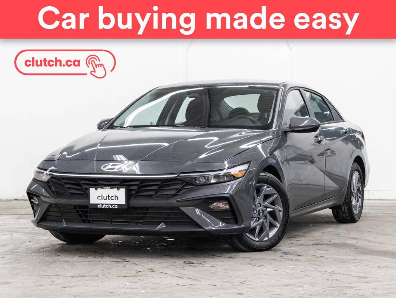 Used 2024 Hyundai Elantra Preferred w/ Apple CarPlay & Android Auto, A/C, Rearview Cam for sale in Toronto, ON