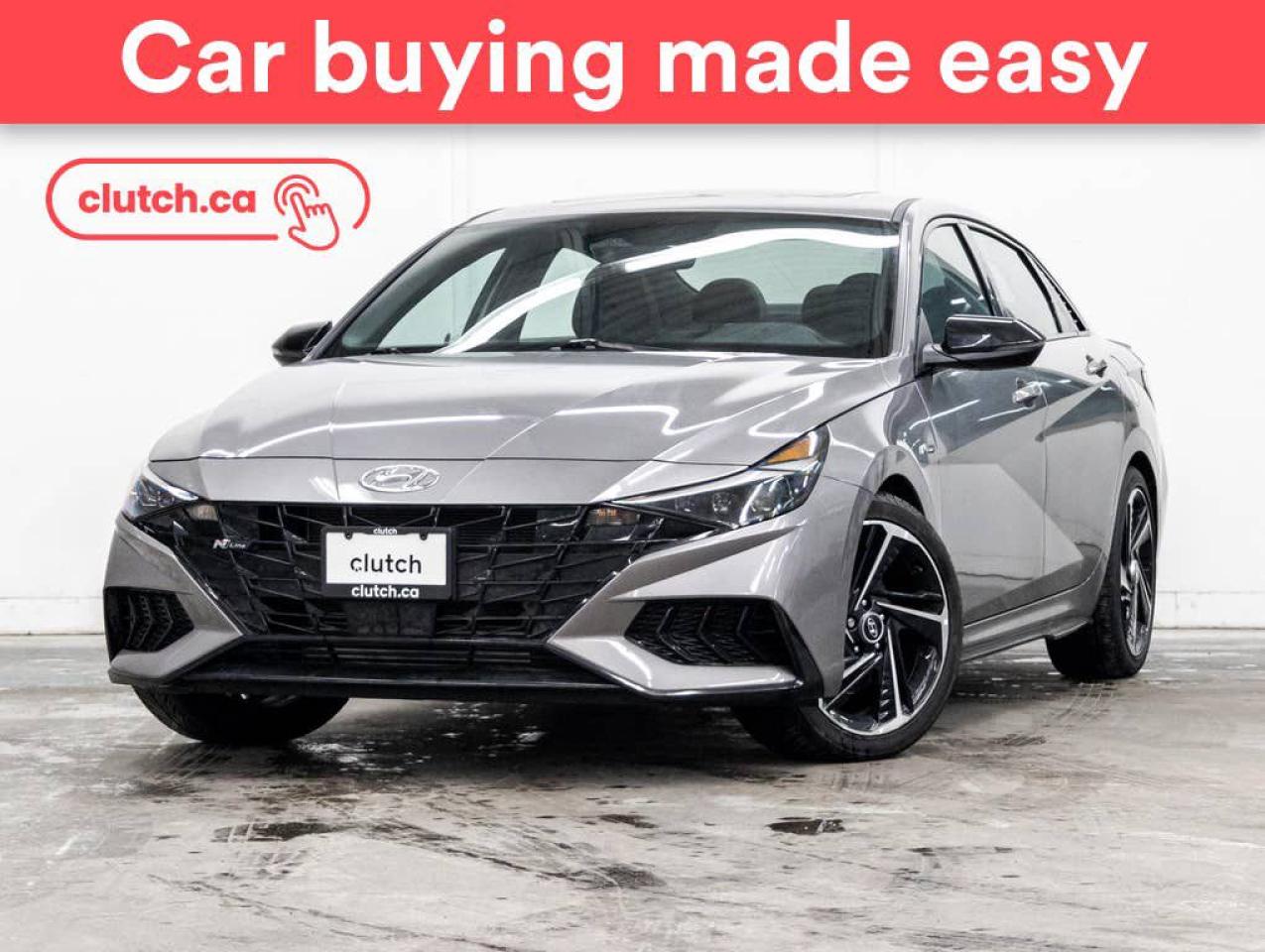 Used 2023 Hyundai Elantra N-Line Ultimate w/ Apple CarPlay & Android Auto, Dual Zone A/C, Power Sunroof for sale in Toronto, ON