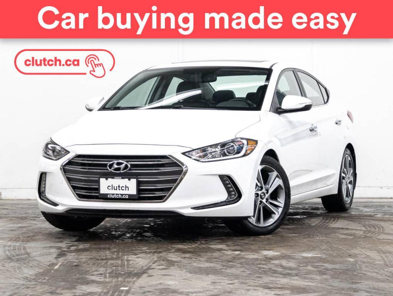 Used 2017 Hyundai Elantra Limited w/ Android Auto, Dual Zone A/C, Power Sunroof for sale in Toronto, ON