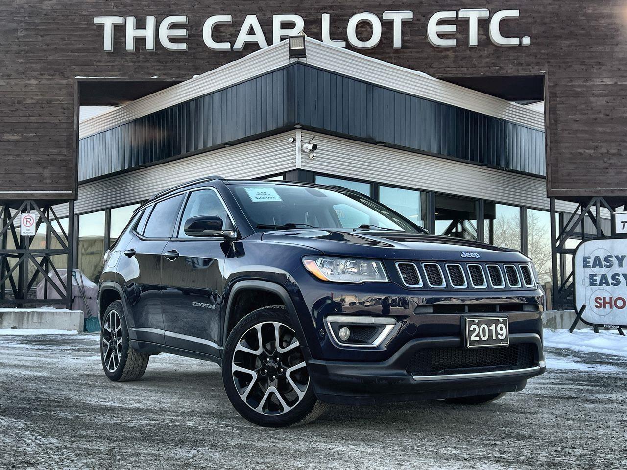 Used 2019 Jeep Compass Limited PREVIOUS DAILY RENTAL! HEATED LEATHER SEATS, NAV, MOONROOF, SIRIUS XM, REMOTE START! for sale in Sudbury, ON