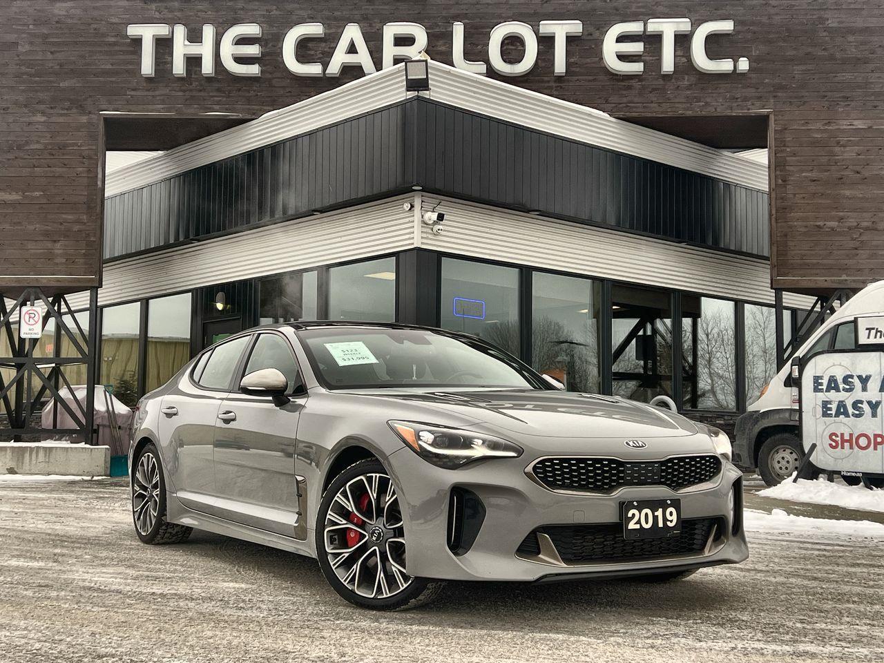 Used 2019 Kia Stinger GT Limited HEATED LEATHER SEATS, REMOTE START, NAV, SUNROOF, BACK UP CAM!! for sale in Sudbury, ON