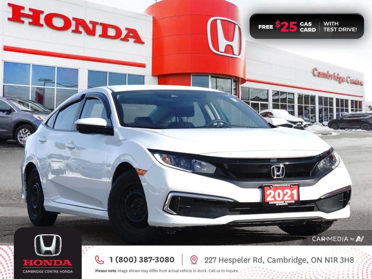 Used 2021 Honda Civic LX HEATED SEATS | REARVIEW CAMERA | APPLE CARPLAY™/ANDROID AUTO™ for sale in Cambridge, ON