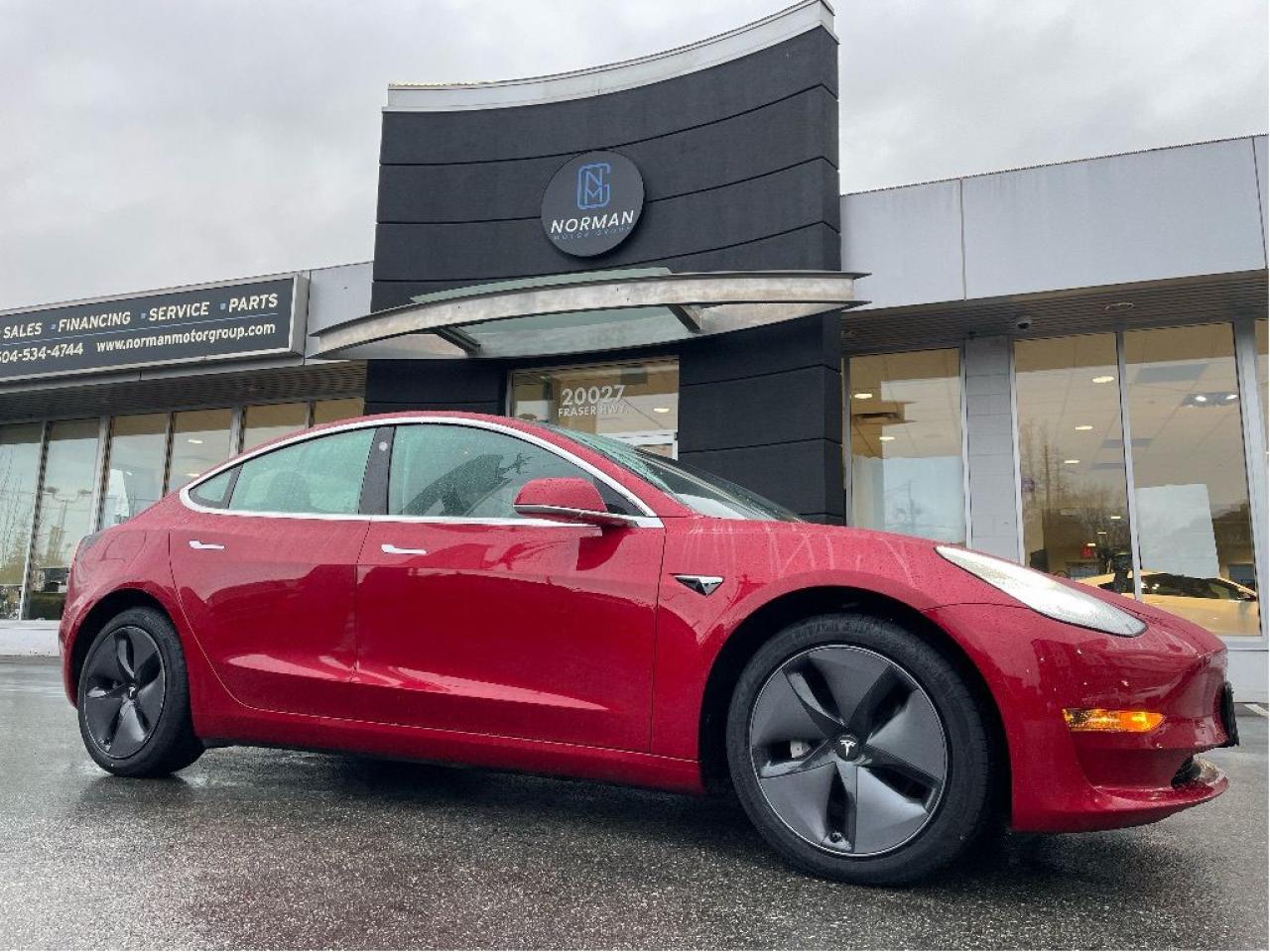 Used 2018 Tesla Model 3 Long Range DUAL MOTOR AWD PWR HEATED LEATHER NAVI for sale in Langley, BC