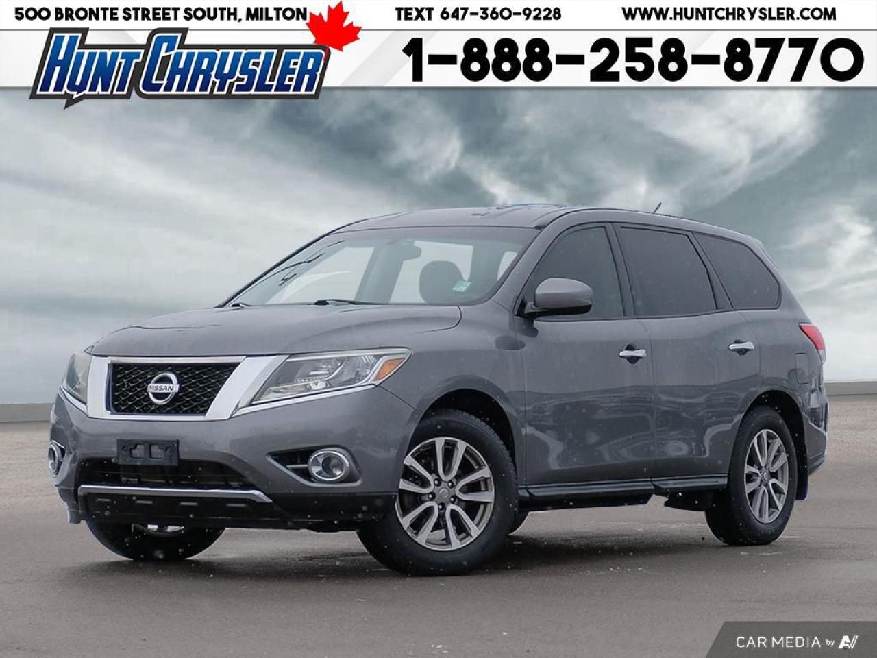 Used 2015 Nissan Pathfinder S | ALLOYS | 7 PASS | HITCH | CLEAN CARFAX & MORE! for sale in Milton, ON