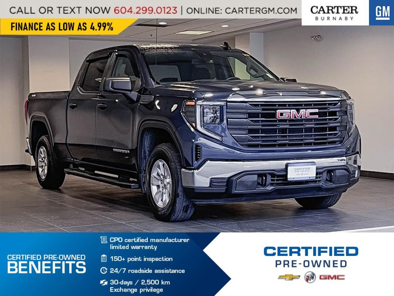 Used 2023 GMC Sierra 1500 PRO 4WD | Alum Wheels/Driver Assist/Locking Diff for sale in Burnaby, BC