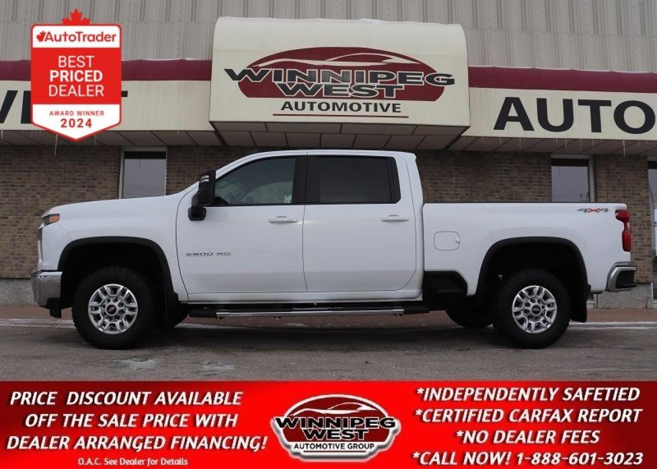 Used 2023 Chevrolet Silverado 2500 HD LT2 CREW 6.6L 4X4, LOADED/HTD SEAT, LOW KM/AS NEW! for sale in Headingley, MB