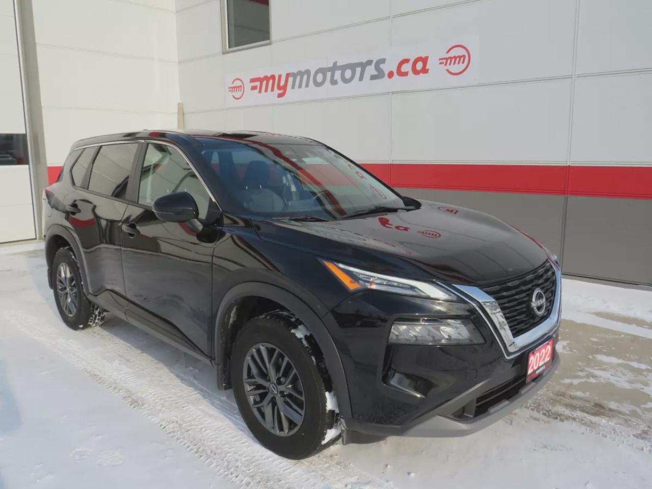 Used 2022 Nissan Rogue S (**ALLOY RIMS**PUSH BUTTON START**REVERSE CAMERA**LEATHER WRAPPED STEERING WHEEL**DUAL CLIMATE CONTROL**HEATED SEATS/STEERING WHEEL**CRUISE CONTROL**BLUETOOTH**DIGITAL TOUCHSCREEN**USB**) for sale in Tillsonburg, ON