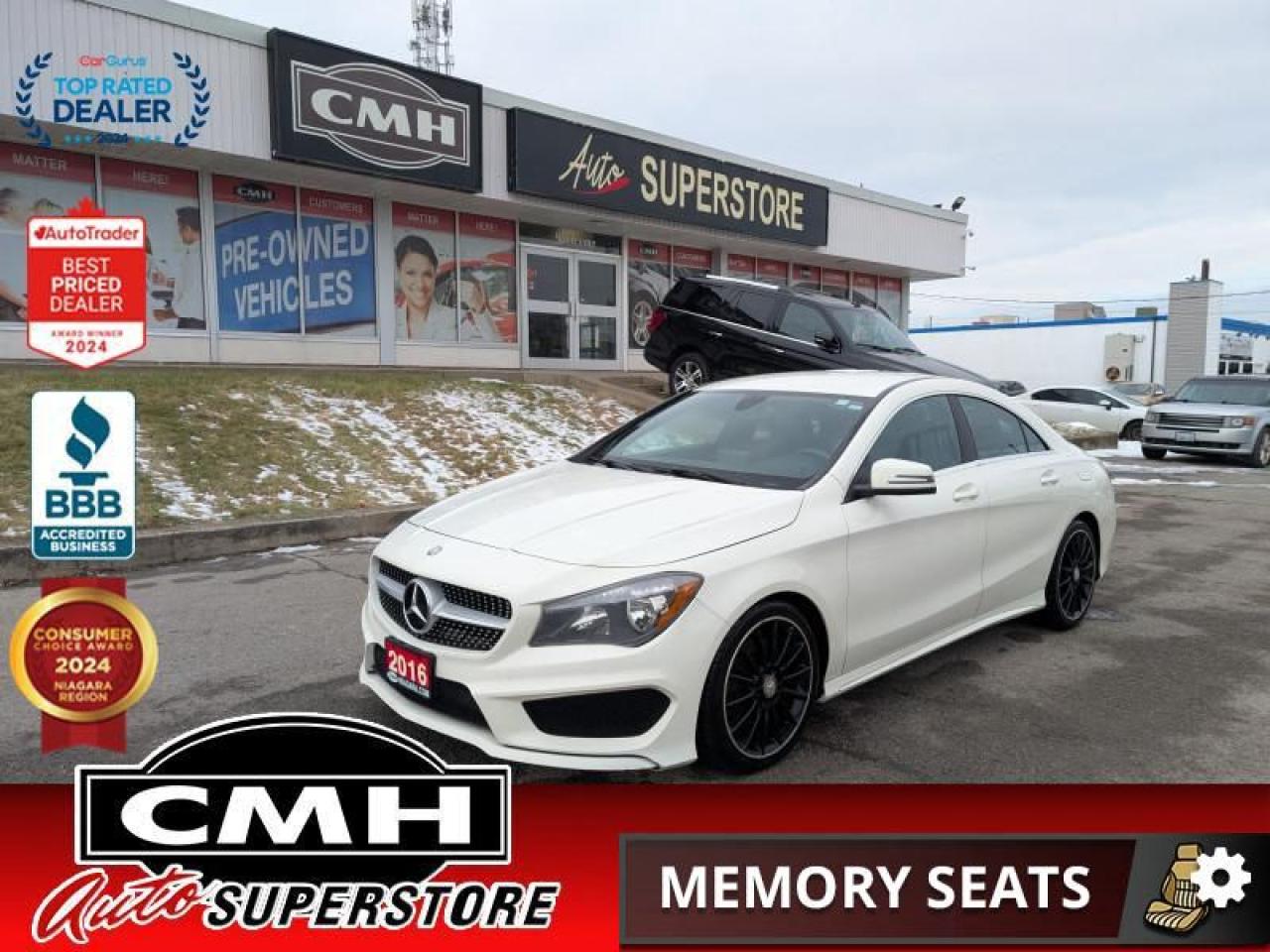 Used 2016 Mercedes-Benz CLA-Class 250 4MATIC  CAM LEATH HTD-SEATS for sale in St. Catharines, ON