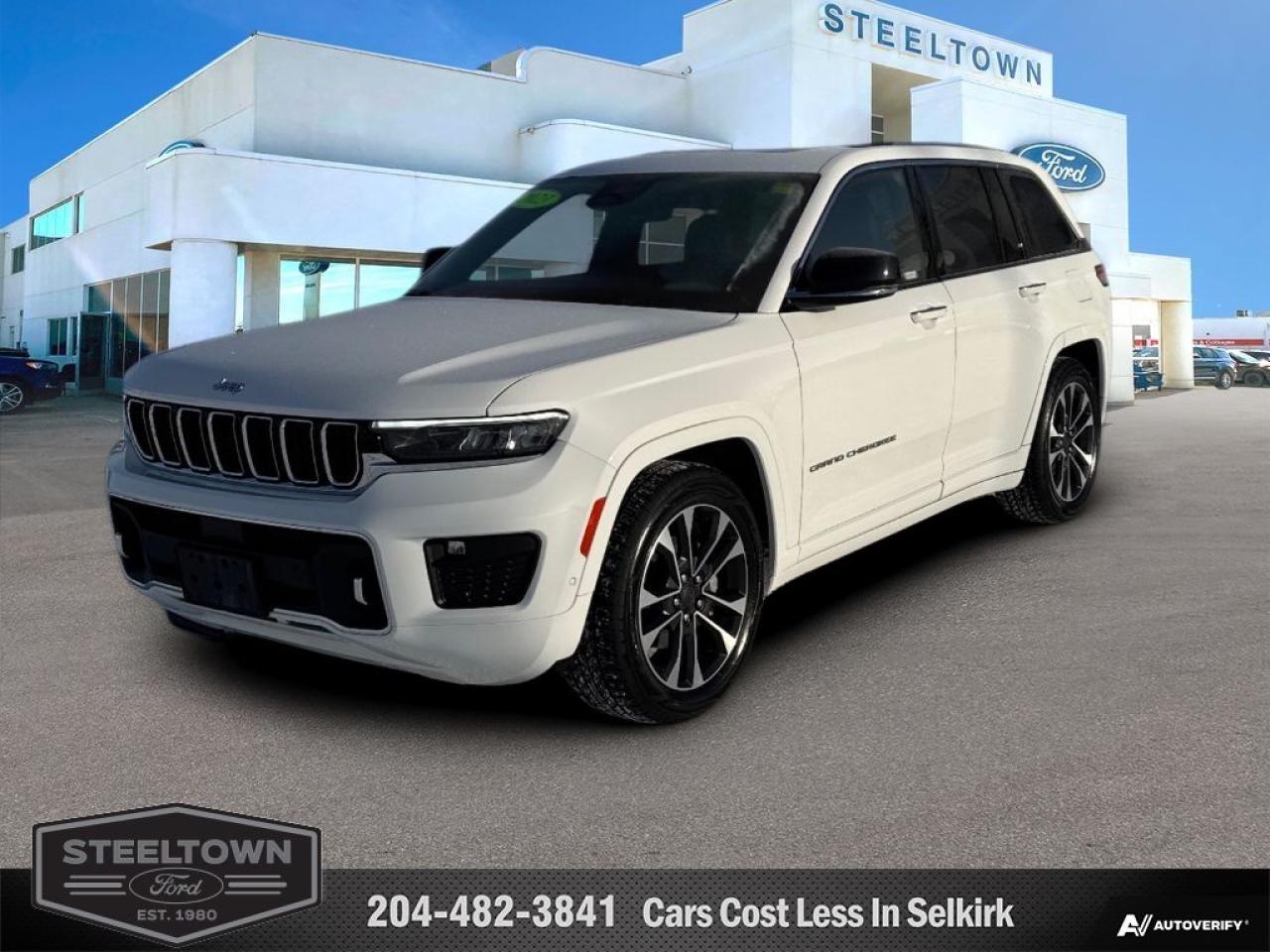 Used 2023 Jeep Grand Cherokee Overland  - Sunroof -  Cooled Seats for sale in Selkirk, MB