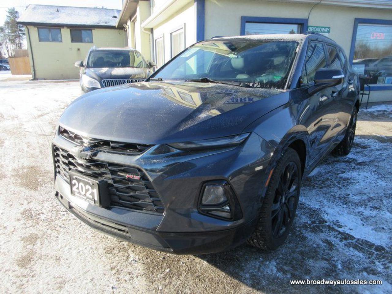 Used 2021 Chevrolet Blazer ALL-WHEEL DRIVE RS-VERSION 5 PASSENGER 3.6L - V6.. LEATHER.. HEATED SEATS & WHEEL.. PANORAMIC SUNROOF.. POWER TAILGATE.. BACK-UP CAMERA.. for sale in Bradford, ON