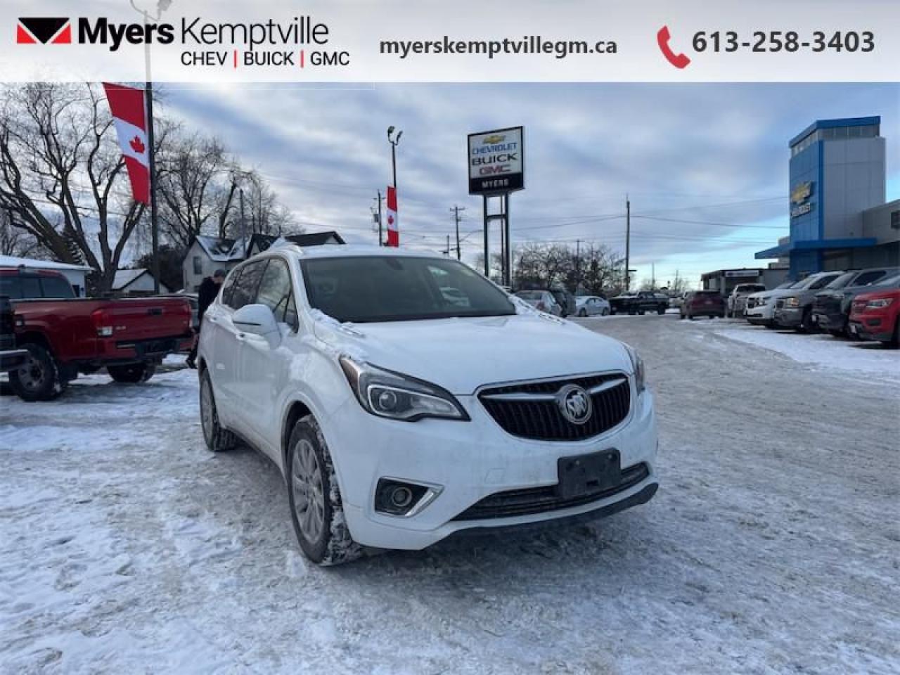 Used 2020 Buick Envision Essence  - Leather Seats -  Heated Seats for sale in Kemptville, ON