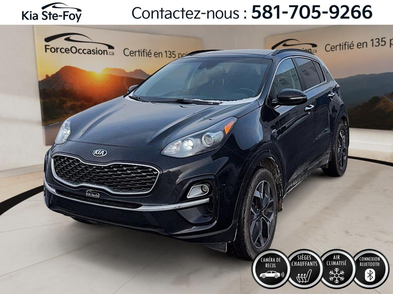 Used 2020 Kia Sportage EX PREMIUM *CUIR *TOIT *BI-ZONE *CARPLAY *CAMERA for sale in Ste-Foy, QC