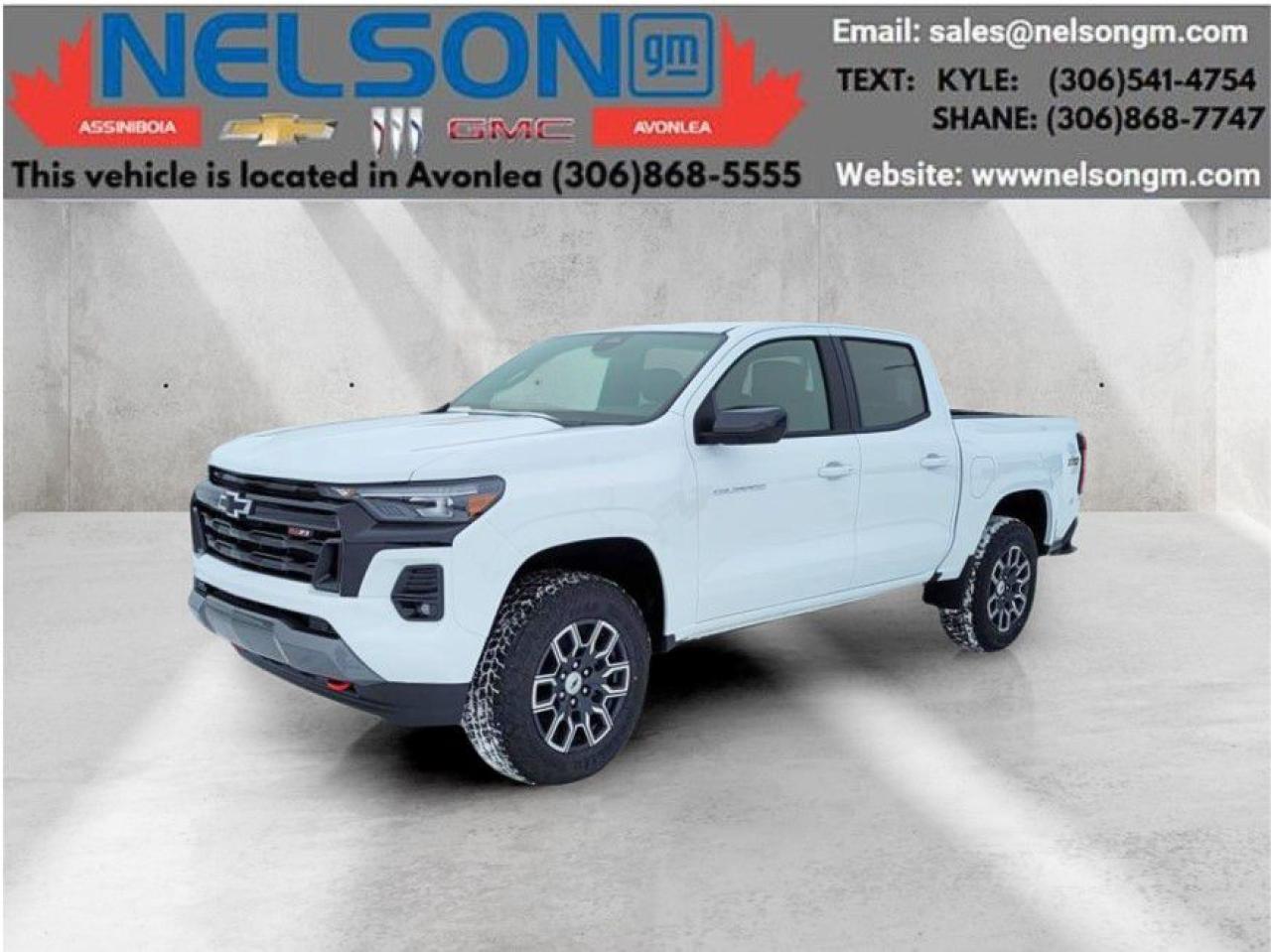 New 2025 Chevrolet Colorado 4WD Z71 for sale in Avonlea, SK