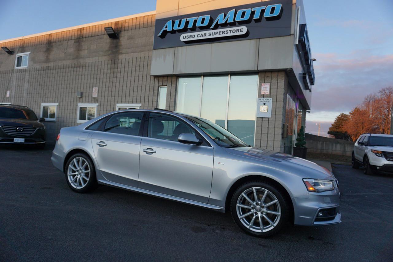 Used 2016 Audi A4 PROGRESSIV S-LINE AWD CERTIFIED *ACCIDENT FREE* CAMERA NAV BLUETOOTH LEATHER HEATED SEATS SUNROOF CRUISE ALLOYS for sale in Burlington, ON