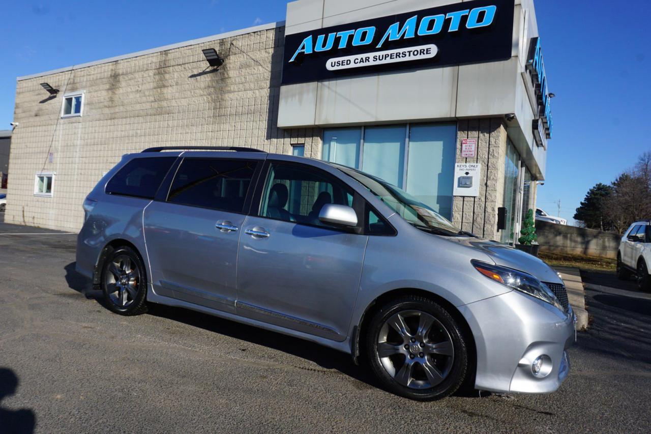 Used 2016 Toyota Sienna SE V6 CERTIFIED *8 SEATS*ACCIDENT FREE* CAMERA BLUETOOTH LEATHER HEATED SEATS CRUISE ALLOYS for sale in Burlington, ON