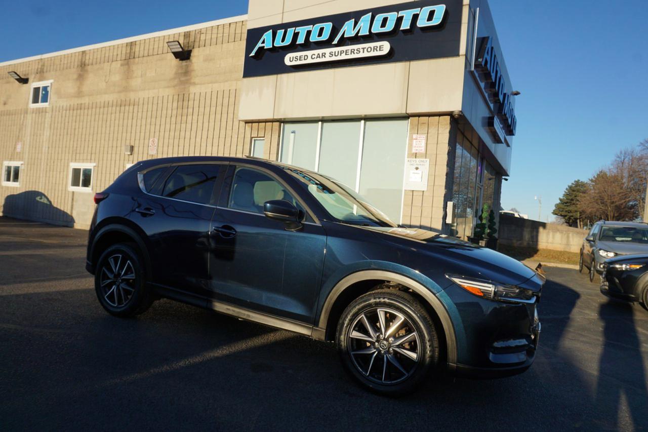 Used 2018 Mazda CX-5 GT AWD CERTIFIED *ACCIDENT FREE* CAMERA NAV BLUETOOTH LEATHER HEATED SEATS SUNROOF CRUISE ALLOYS for sale in Burlington, ON