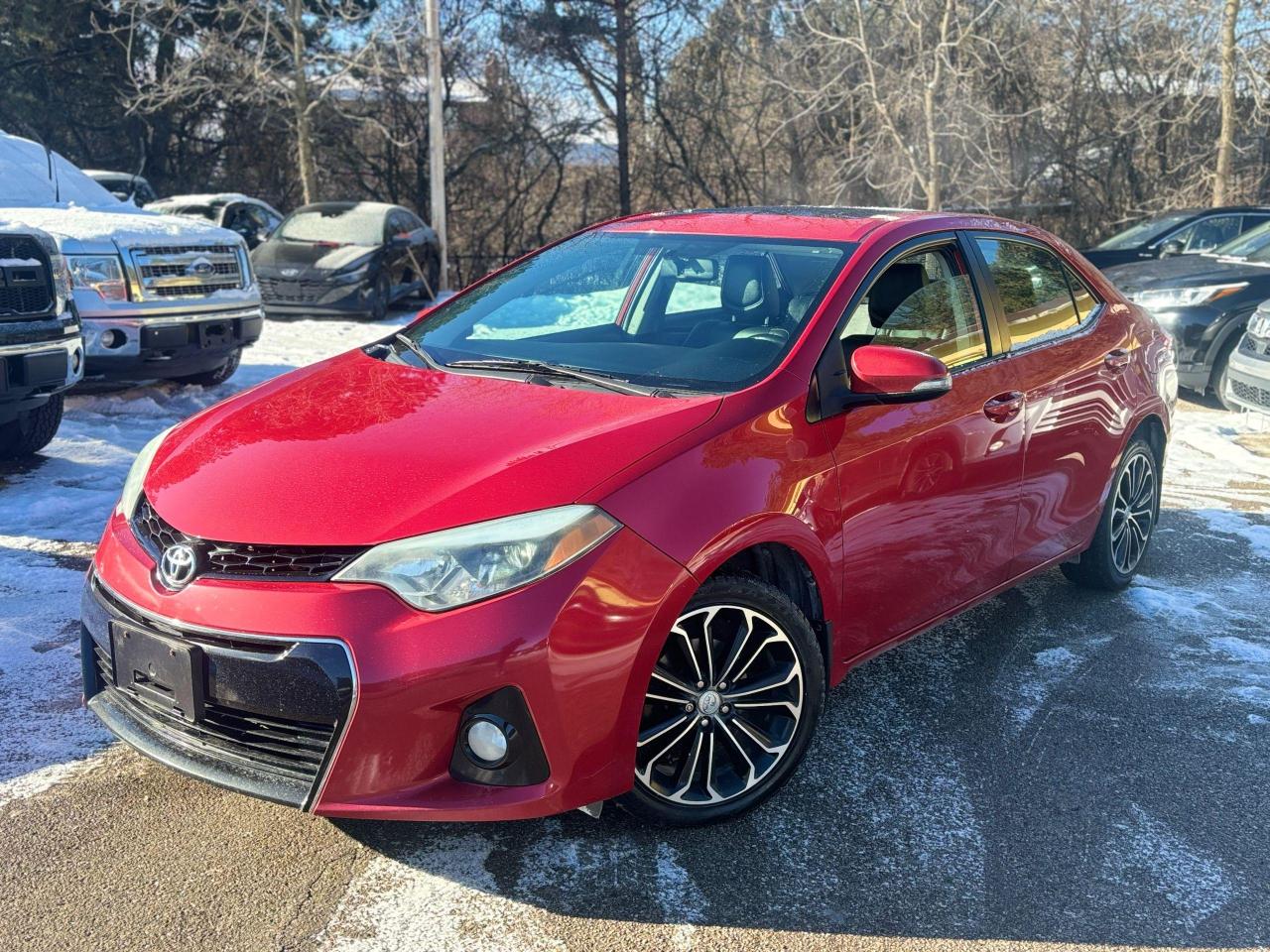 Used 2015 Toyota Corolla S,LEATHER,S/ROOF,ALLOYS,NO ACCIDENT,CERTIFIED for sale in Richmond Hill, ON