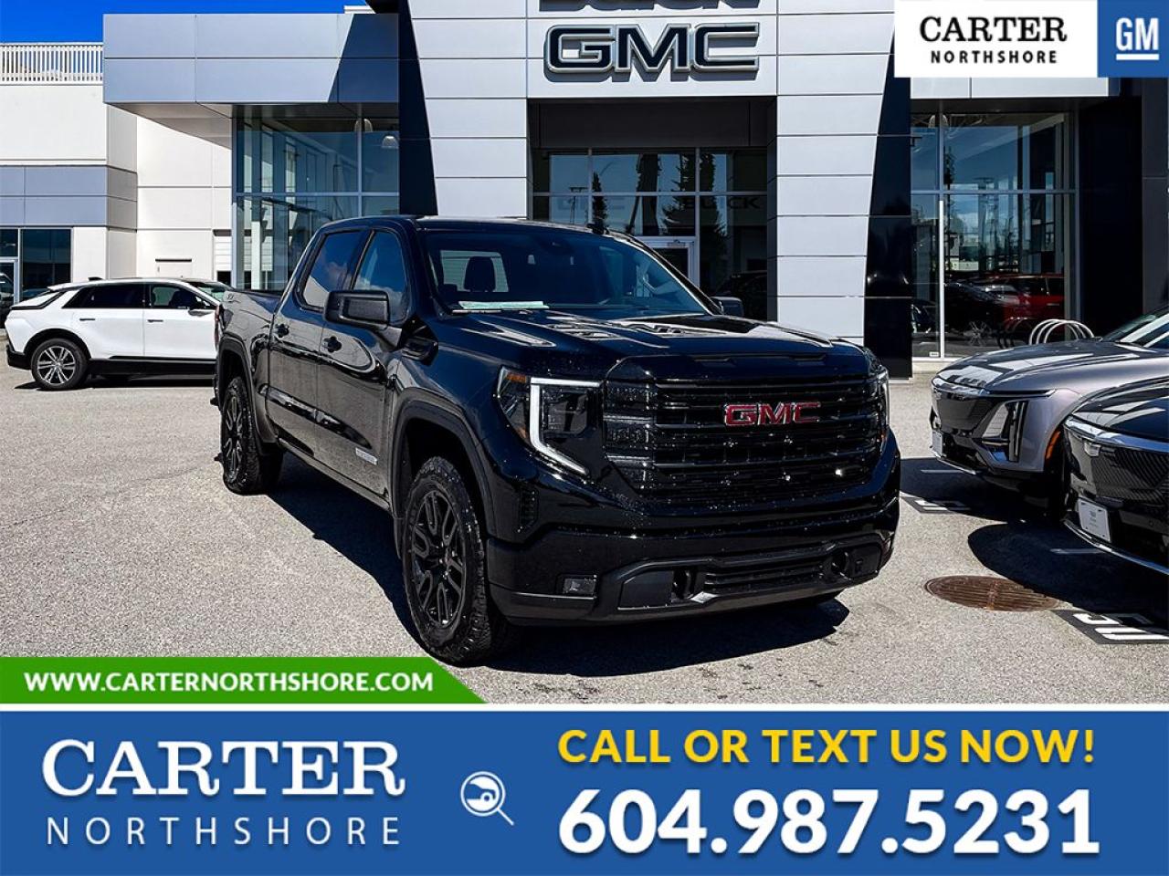 New 2024 GMC Sierra 1500 SHORT BOX CREW CAB 4WD/Elevation Edition for sale in North Vancouver, BC