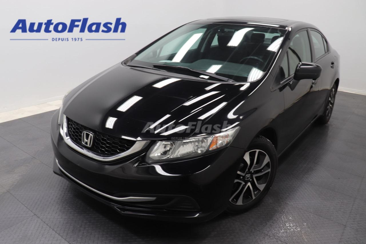 Used 2015 Honda Civic Sedan EX, 1 SEUL PROPRIO, TOIT OUVRANT, CAMERA for sale in Saint-Hubert, QC