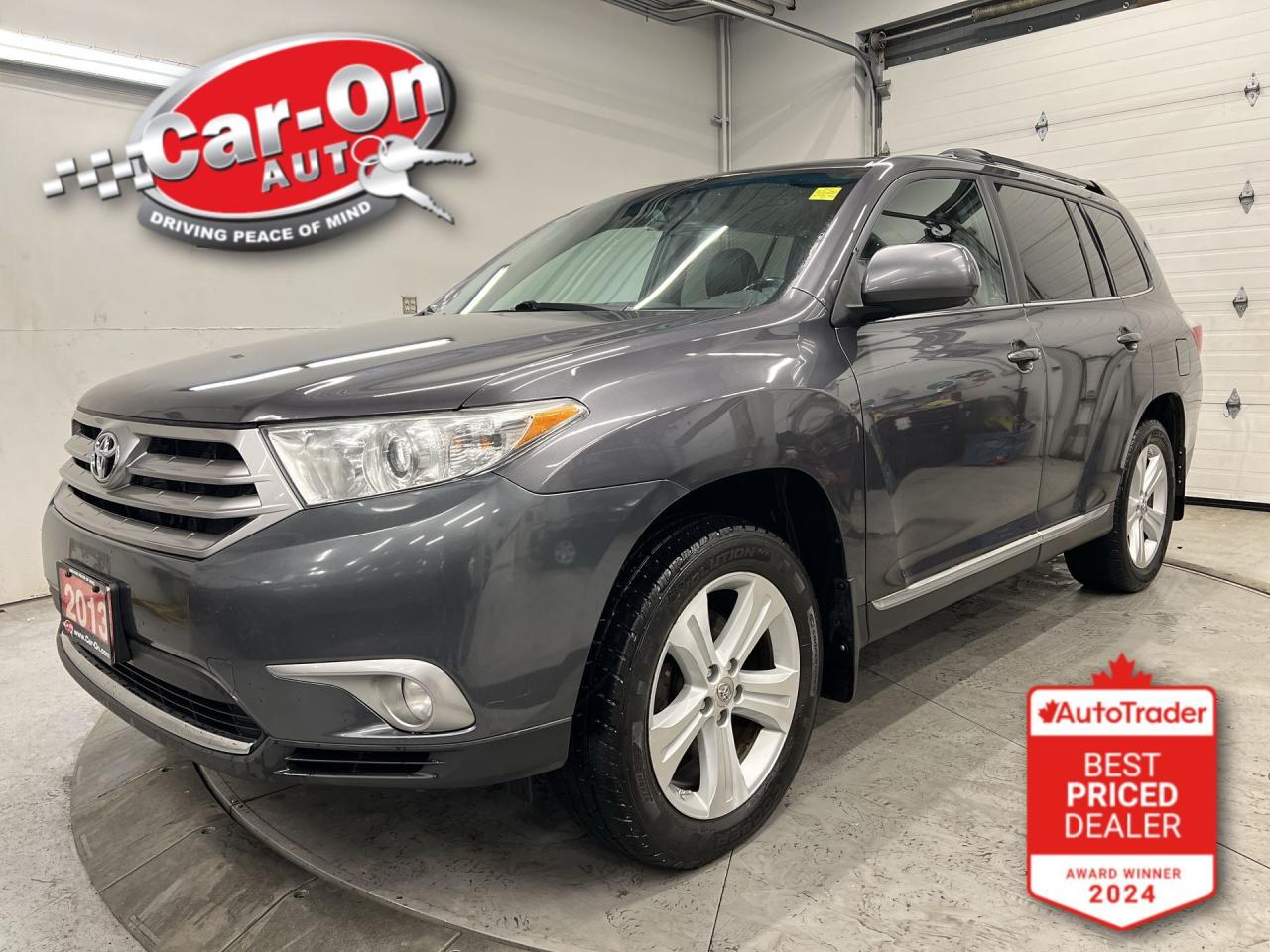 Used 2013 Toyota Highlander SPORT AWD | LEATHER |SUNROOF |CERTIFIED! |REAR CAM for sale in Ottawa, ON