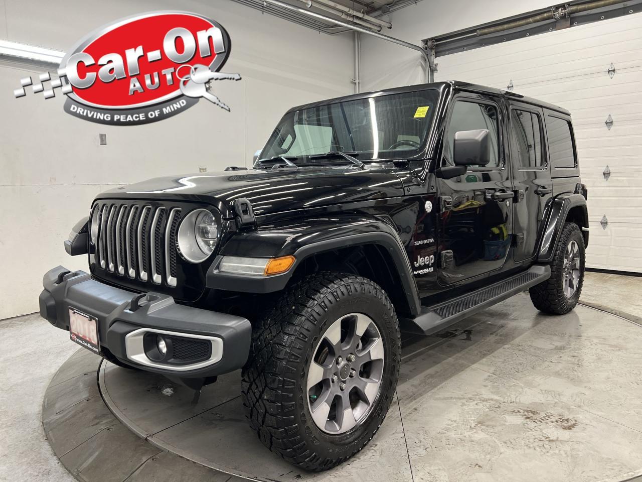 Used 2018 Jeep Wrangler JK Unlimited SAHARA | LEATHER | NEW BODY STYLE |BIG SCREEN |NAV for sale in Ottawa, ON