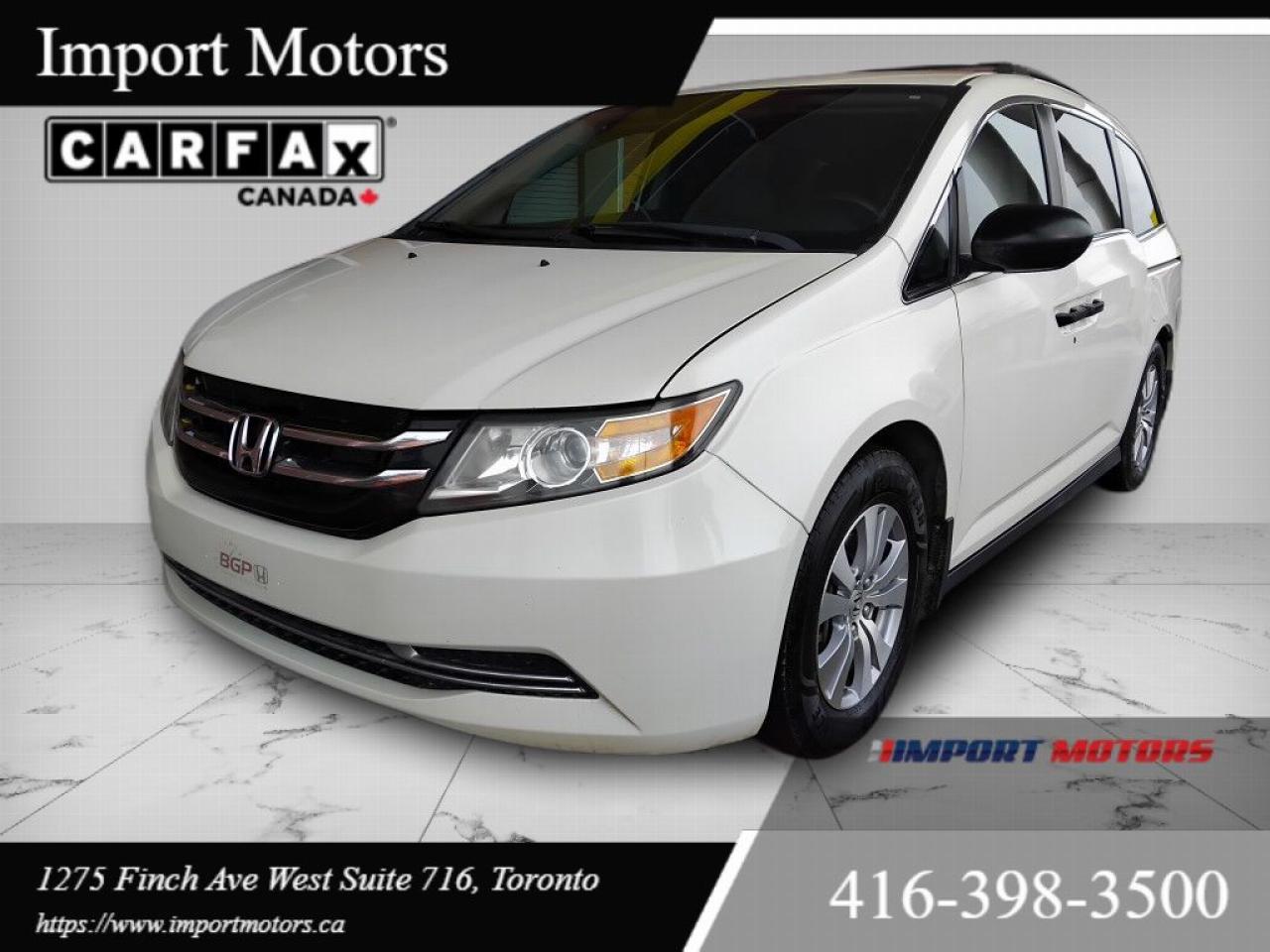 Used 2015 Honda Odyssey EX ONE OWNER BACKUP CAMERA ACCIDENT FREE ALLOY WHEELS for sale in North York, ON