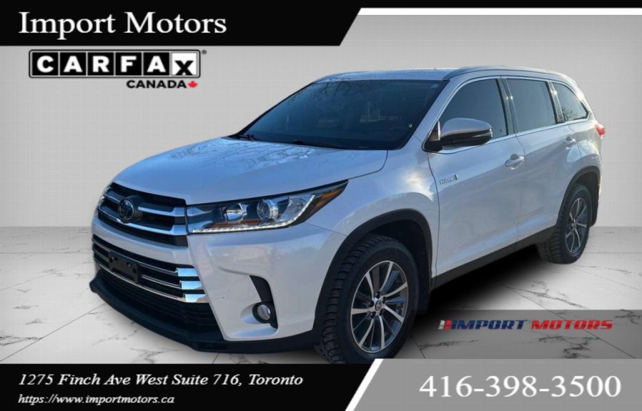 Used 2019 Toyota Highlander HYBRID HYBRID AWD XLE LEATHER SUNROOF BACKUP CAMPERA for sale in North York, ON