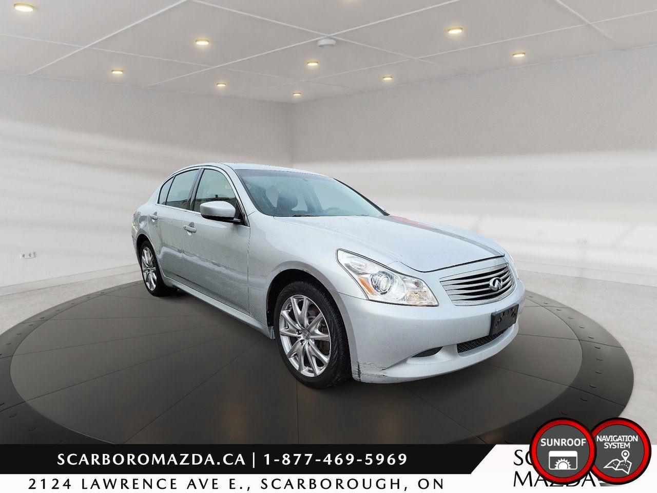 Used 2009 Infiniti G37 Sedan AUTO|NAV|LEATHER|SUNROOF for sale in Scarborough, ON