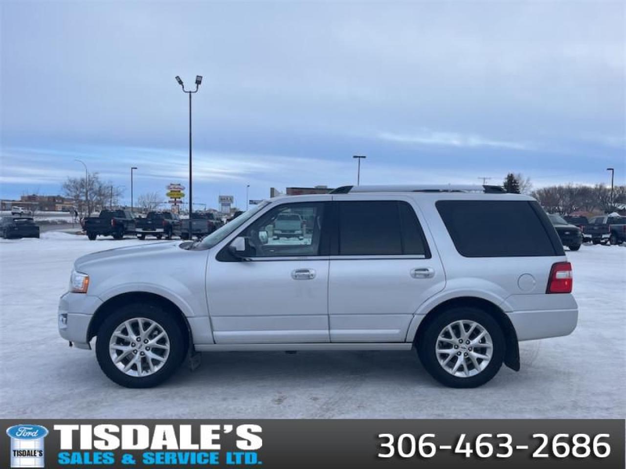 Used 2016 Ford Expedition Limited  - Heated Seats -  Leather Seats for sale in Kindersley, SK