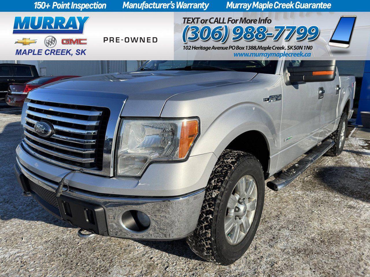 Used 2012 Ford F-150 4WD SUPER CREW 145'' XLT for sale in Maple Creek, SK