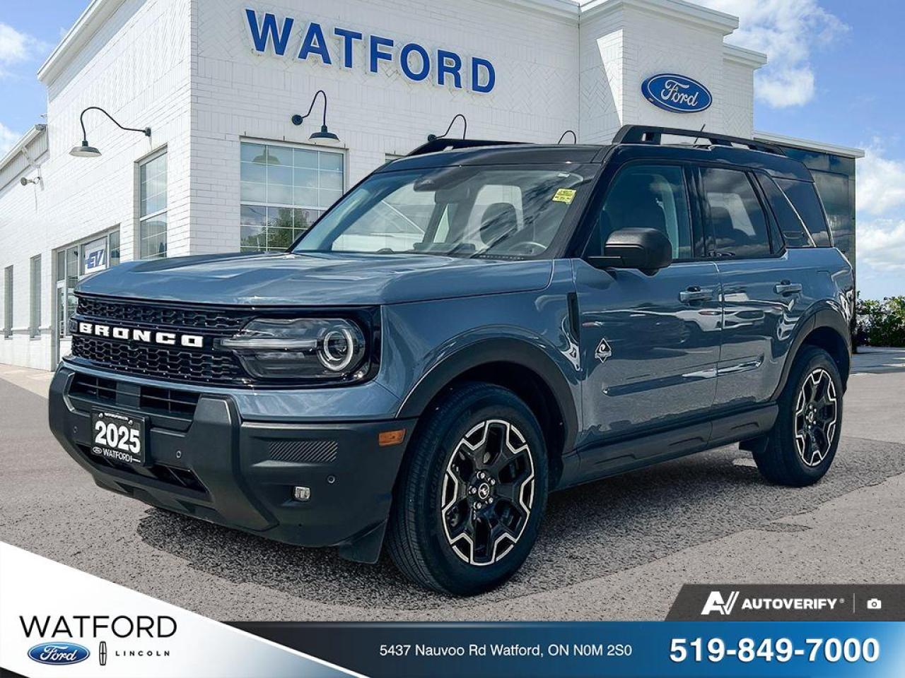 Used 2025 Ford Bronco Sport Outer Banks for sale in Watford, ON