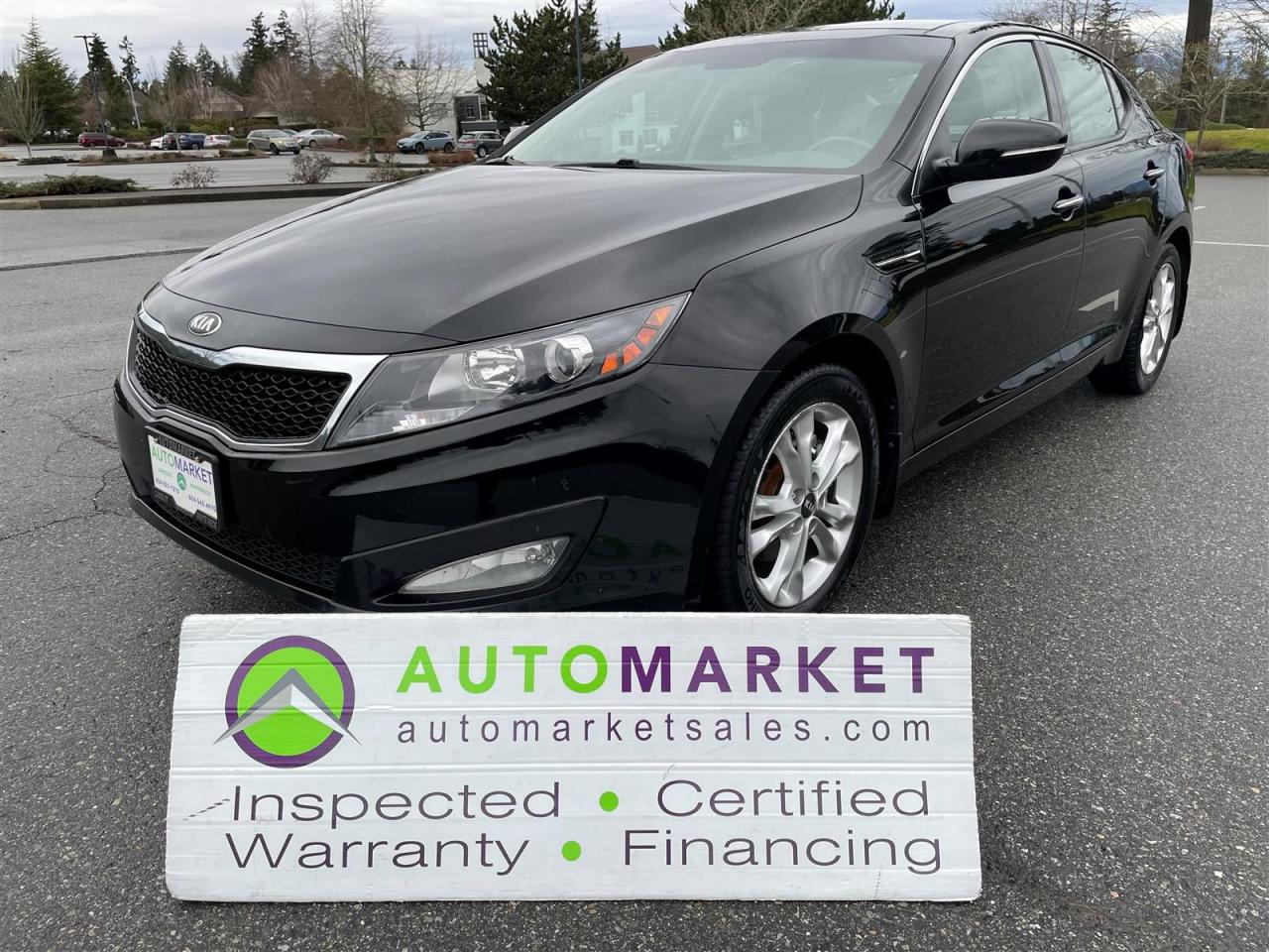 Used 2013 Kia Optima EX PLUS, SUNROOF, LEATHER, FINANCING, WARRANTY, INSPECTED W/BCAA MBSHP! for sale in Surrey, BC