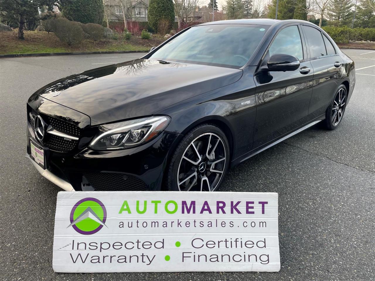 Used 2018 Mercedes-Benz C43 C43 AMG 4MATIC (AWD)  LOADED FINANCING, WARRANTY, INSPECTED W/BCAA MBSHP! for sale in Surrey, BC