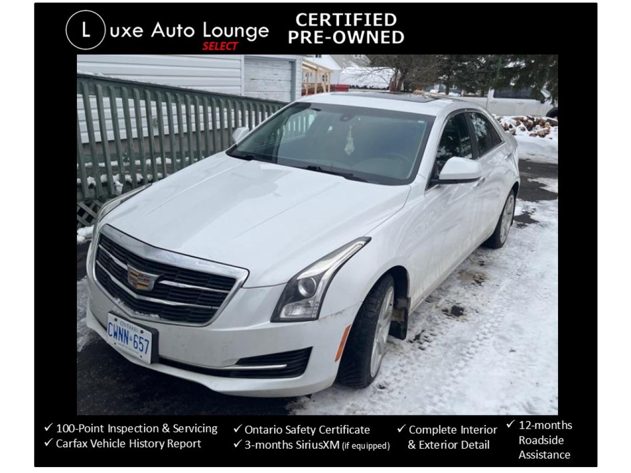 Used 2016 Cadillac ATS TURBO AWD, SUNROOF, BOSE AUDIO, BACK-UP CAMERA! for sale in Orleans, ON