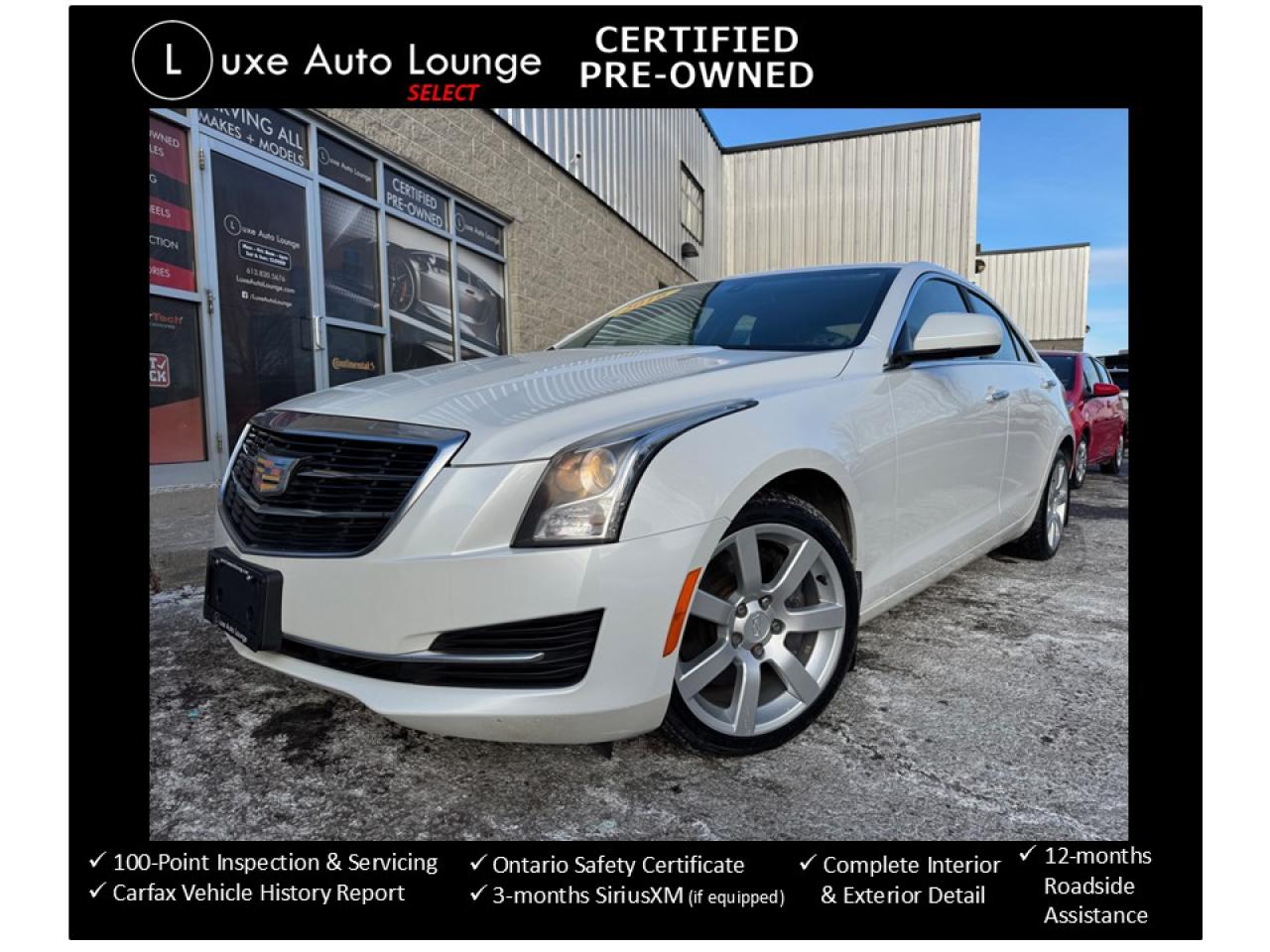 Used 2016 Cadillac ATS TURBO AWD, SUNROOF, BOSE AUDIO, BACK-UP CAMERA! for sale in Orleans, ON