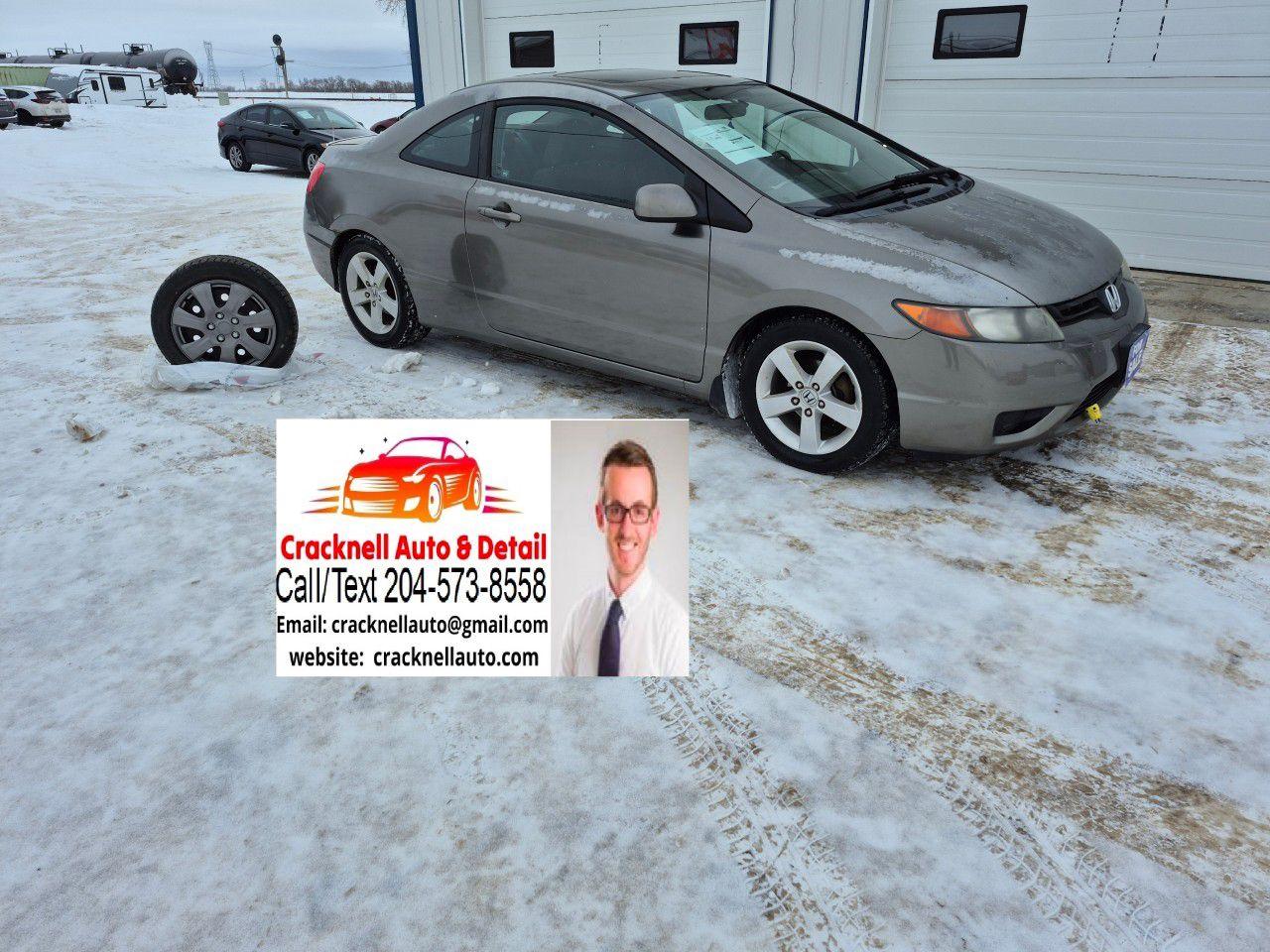 Used 2007 Honda Civic Cpe EX Manual for sale in Carberry, MB