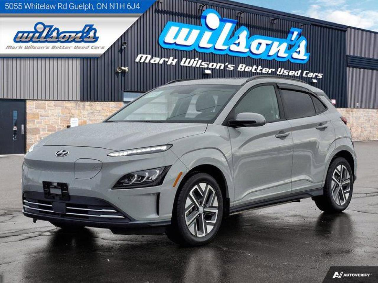 Used 2023 Hyundai KONA Electric Ultimate  | Leather | Sunroof | Nav | Cooled + Heated Seats | Heated Steering | HUD | & more!! for sale in Guelph, ON