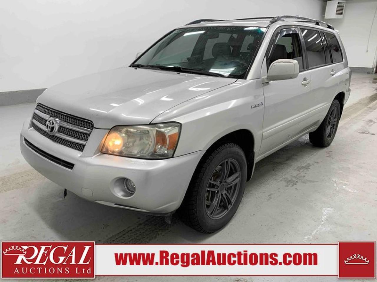 Used 2007 Toyota Highlander HYBRID for sale in Calgary, AB