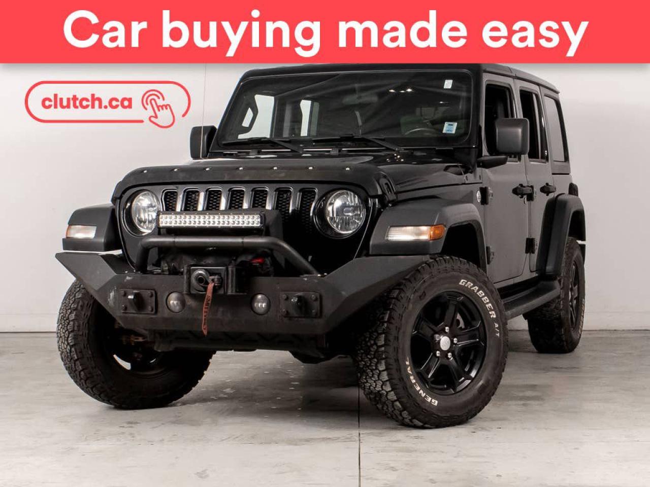 Used 2019 Jeep Wrangler Unlimited Willys Wheeler w/ Heated Seats, Backup Cam, Hard top for sale in Bedford, NS