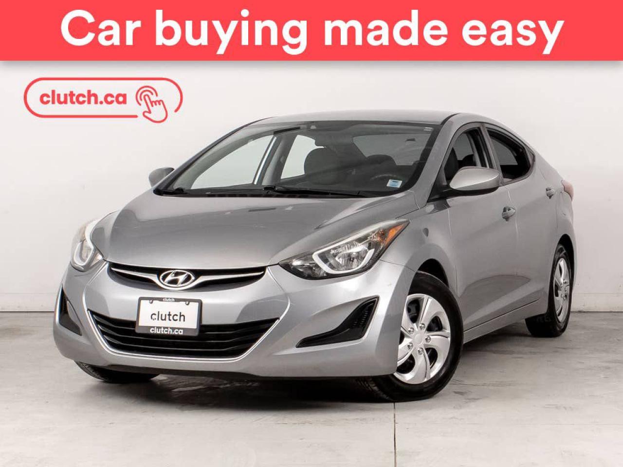 Used 2016 Hyundai Elantra L+ w/ A/C, Power Windows, Power/Heated Mirrors for sale in Bedford, NS