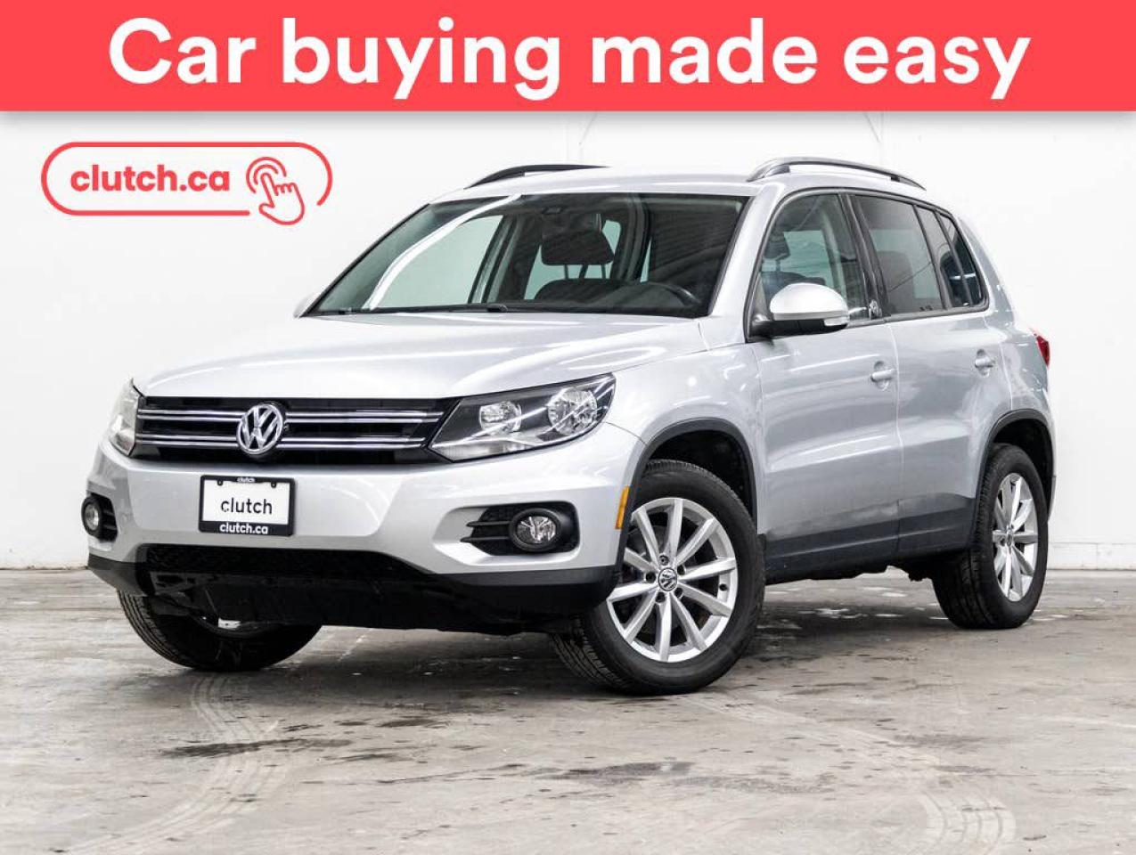 Used 2017 Volkswagen Tiguan Wolfsburg Edition AWD w/ Apple CarPlay & Android Auto, Rearview Cam, Dual Zone A/C for sale in Toronto, ON