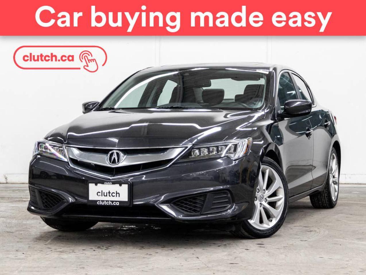 Used 2016 Acura ILX Premium w/ Power Sunroof, Dual Zone A/C, Rearview Cam for sale in Toronto, ON