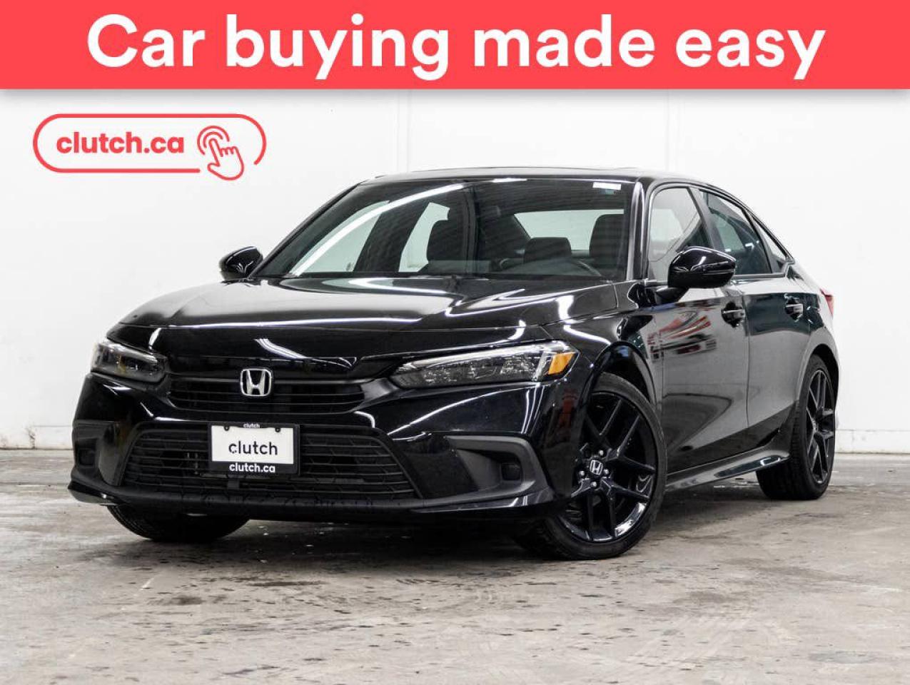 Used 2022 Honda Civic Sport w/ Apple CarPlay & Android Auto, Dual Zone A/C, Power Sunroof for sale in Toronto, ON