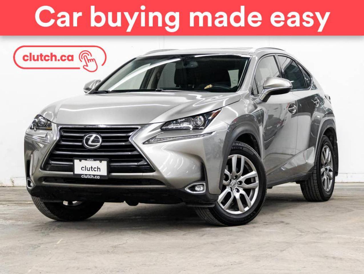 Used 2017 Lexus NX 200t AWD w/ Rearview Cam, Power Moonroof, Dual Zone A/C for sale in Toronto, ON