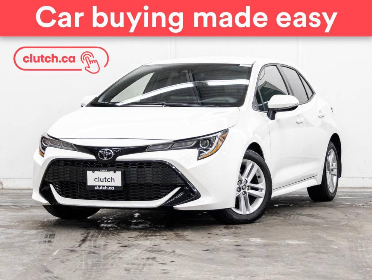 Used 2021 Toyota Corolla Hatchback SE w/ Apple CarPlay & Android Auto, A/C, Rearview Cam for sale in Toronto, ON