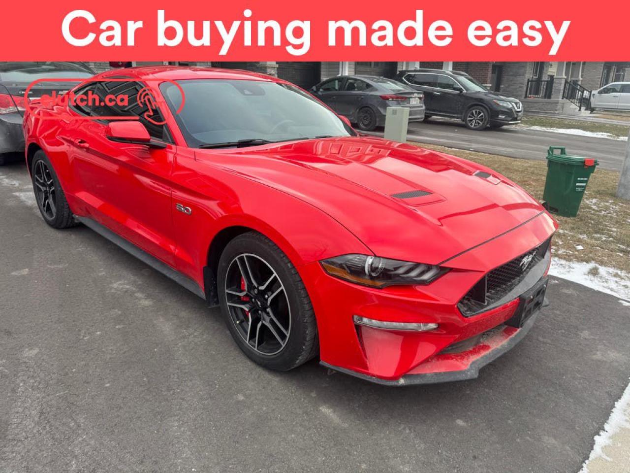 Used 2018 Ford Mustang GT Premium w/ Apple CarPlay & Android Auto, Dual Zone A/C, Rearview Cam for sale in Toronto, ON