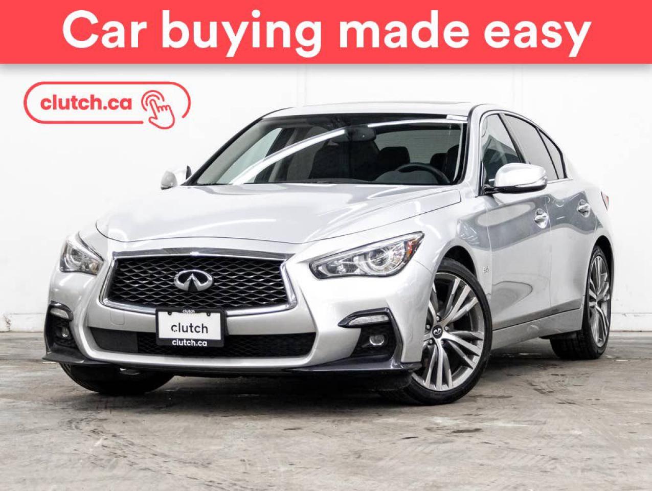 Used 2019 Infiniti Q50 Signature Edition w/ Nav, Heated Front Seats, Rearview Camera for sale in Toronto, ON