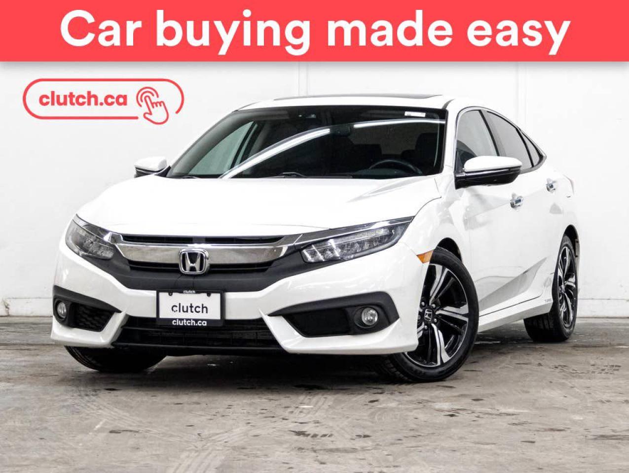 Used 2017 Honda Civic Touring w/ Apple CarPlay & Android Auto, Power Moonroof, Nav for sale in Toronto, ON